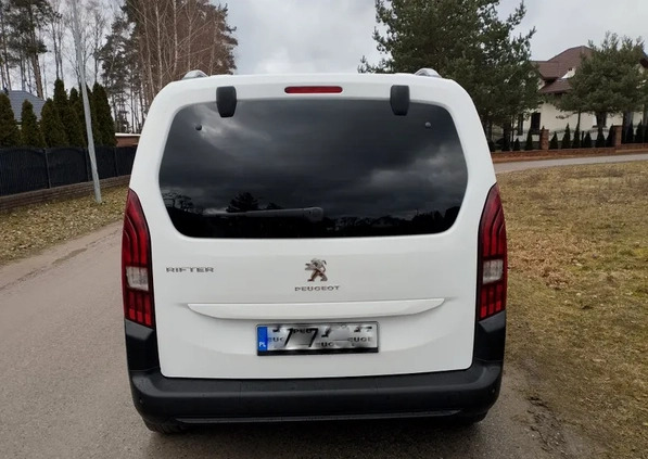 Peugeot Rifter cena 33999 przebieg: 245000, rok produkcji 2018 z Wolin małe 254